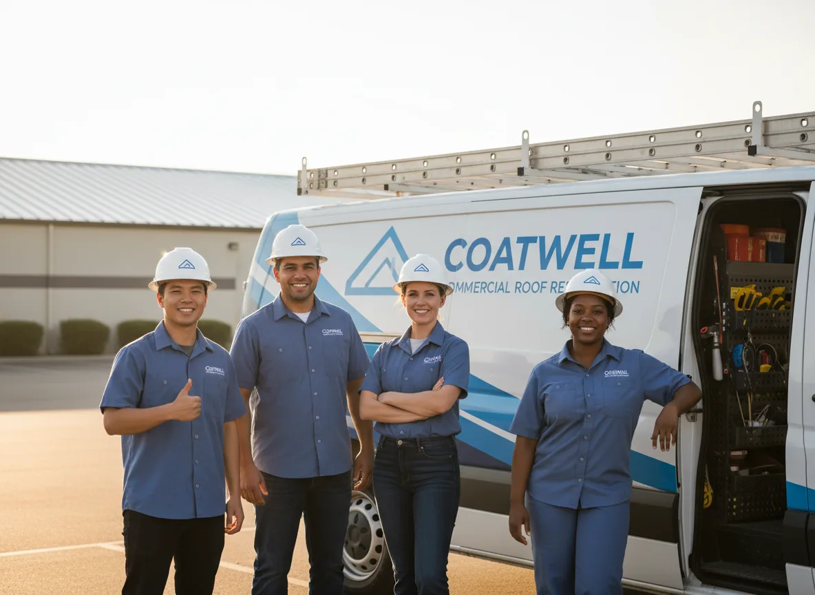 Commercial roof coating company in Fairfield, WA